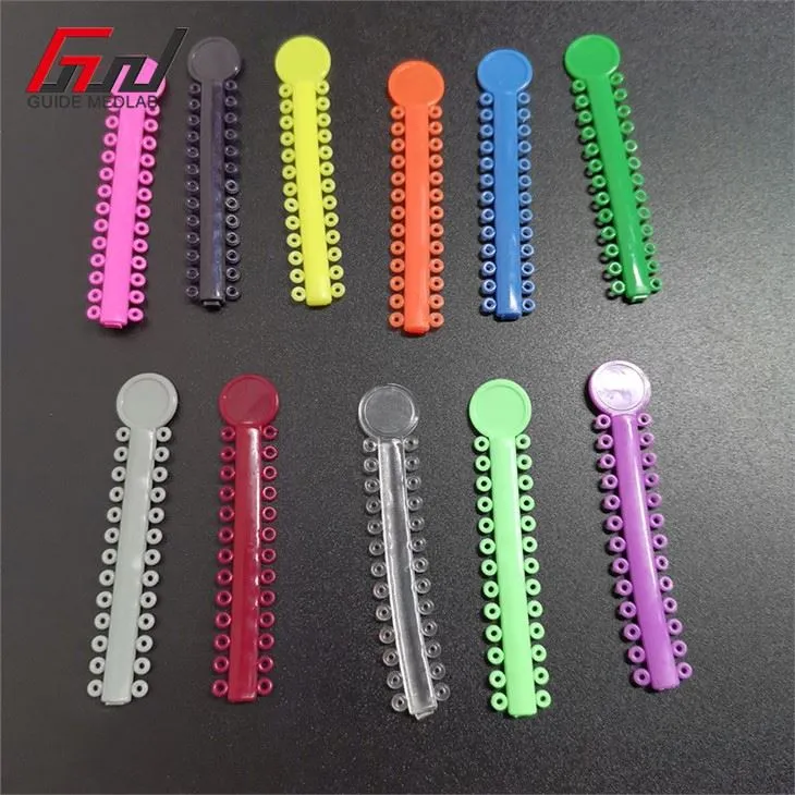 3 orthodontic ligature bands