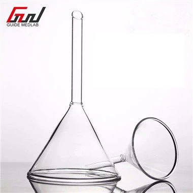 Imbuto in vetro da laboratorio 100 mm